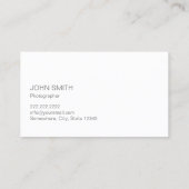 フォトグラファーカスタムスクリプト画像カバー画像の撮影 名刺 (裏面)