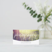 フォトグラファーカスタムスクリプト画像カバー画像の撮影 名刺 (スタンド正面)