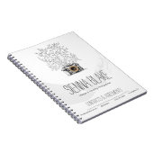 フォトグラファースタジオ ブランディング スパイラル ノートブック (右側)