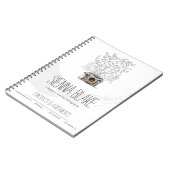 フォトグラファースタジオ ブランディング スパイラル ノートブック (左側)