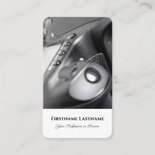 フォトグラファービデオグラファーDSLRカメラレンズ 名刺