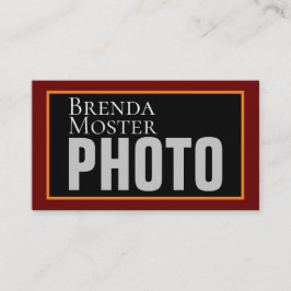 フォトグラファーモダンアーティストクリエイティブソーシャルメディア 名刺