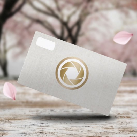 フォトグラファーモダンカメラエレガント撮影 名刺