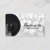 フォトグラファーモダンカメラ銀写真 名刺 (正面)