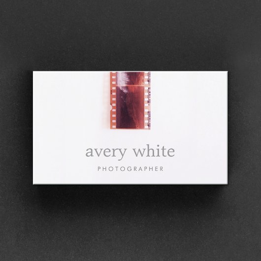 フォトグラファーヴィンテージカメラフィルム 名刺