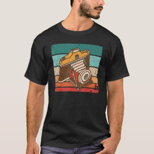 フォトグラファーヴィンテージ写真撮影アートメンズ Tシャツ