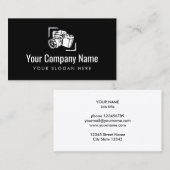 フォトグラファー会社のロゴ名刺テンプレート 名刺 (正面/裏面)