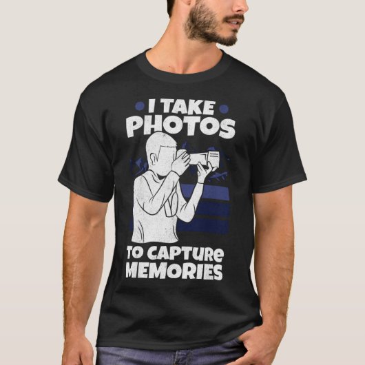 フォトグラファー写真を撮る思い出をキャプチャPhotogra Tシャツ (正面)