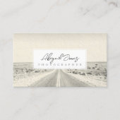 フォトグラファー写真グラフィックデザイナーメディア 予約カード (正面)