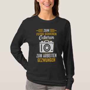 フォトグラファー写真家デジタルカメラフォ Tシャツ