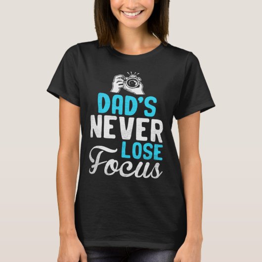 フォトグラファー写真撮影パパのNever Loose F Tシャツ (正面)
