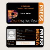 フォトグラファー名刺 (正面&裏面)