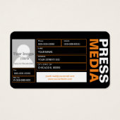 フォトグラファー名刺 (裏面)