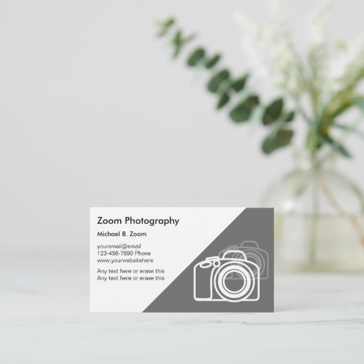 フォトグラファー名刺 名刺 (スタンド正面)