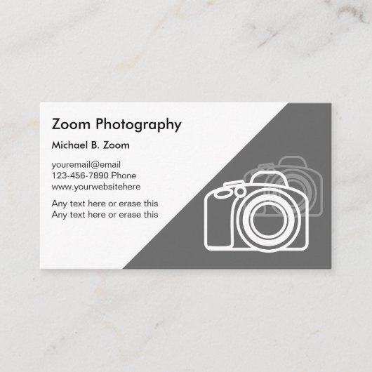 フォトグラファー名刺 名刺 (正面)