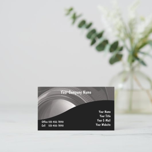 フォトグラファー名刺 名刺 (スタンド正面)