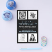 フォトグラファー向けビジネスハンドアウト チラシ (シングル)