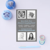 フォトグラファー向けビジネスハンドアウト チラシ (シングル)