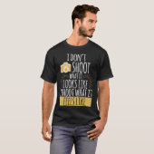 フォトグラファー向け撮影カメラかわいい Tシャツ (正面フル)