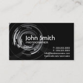 フォトグラファー抽象芸術ライト旋回撮影 名刺 (正面)