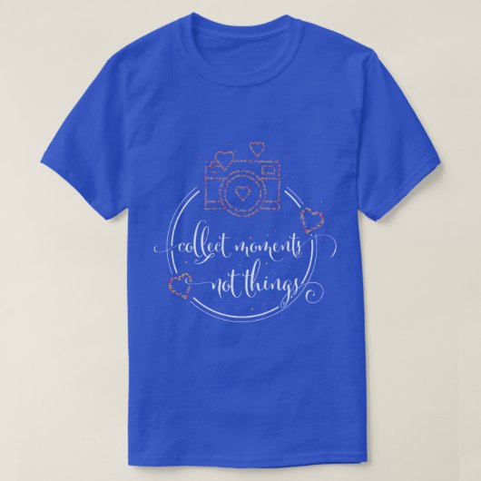 フォトグラファー撮影カメラ Tシャツ (デザイン正面)