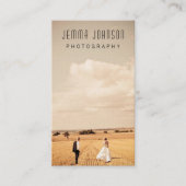 フォトグラファー撮影写真テンプレートマーケティング 名刺 (正面)