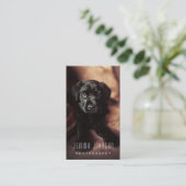 フォトグラファー撮影写真テンプレートマーケティング 名刺 (スタンド正面)