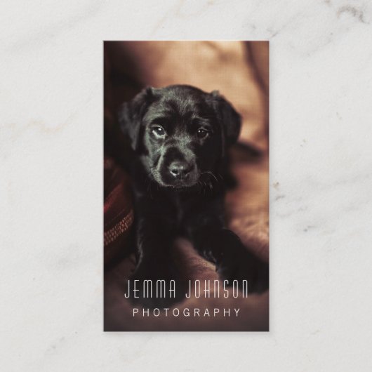 フォトグラファー撮影写真テンプレートマーケティング 名刺 (正面)