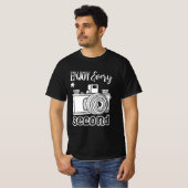 フォトグラファー楽しむが1秒おきに Tシャツ (正面フル)
