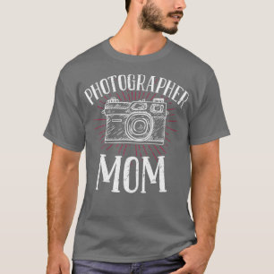 フォトグラファー母 – 写真カメラ Tシャツ