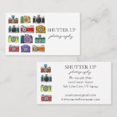 フォトグラファー水彩画カメラ 名刺 (正面/裏面)