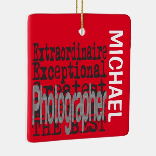 フォトグラファー超並外カスタム セラミックオーナメント (右)