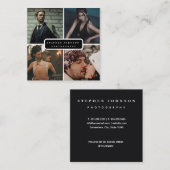 フォトグラファー4フォトスクエア名刺 スクエア名刺 (正面/裏面)