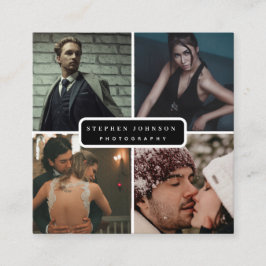 フォトグラファー4フォトスクエア名刺 スクエア名刺