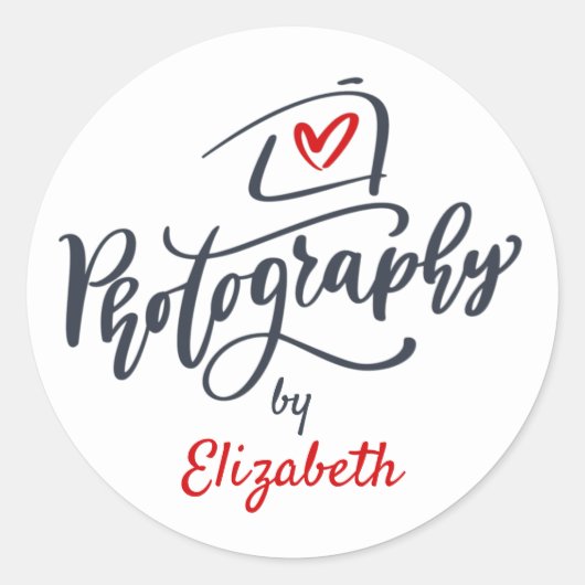 フォトグラファー カメラ ステッカー (正面)