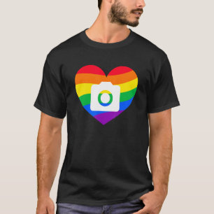 フォトグラファー・ギフト・レインボー来 Tシャツ