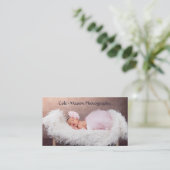 フォトグラファー,ベビー,子供のプロフェッショナル 名刺 (スタンド正面)