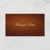 フォトグラファー – 木目の外観 名刺 (裏面)