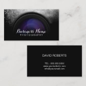 フォトグラファーBlack Camera Photography Studio 名刺 (正面/裏面)