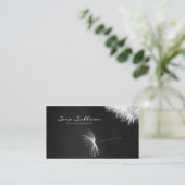 フォトグラファーBusiness Card Dandelionクローズアップ 名刺 (スタンド正面)