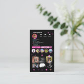 フォトグラファーInstagram QRコード 名刺 (スタンド正面)