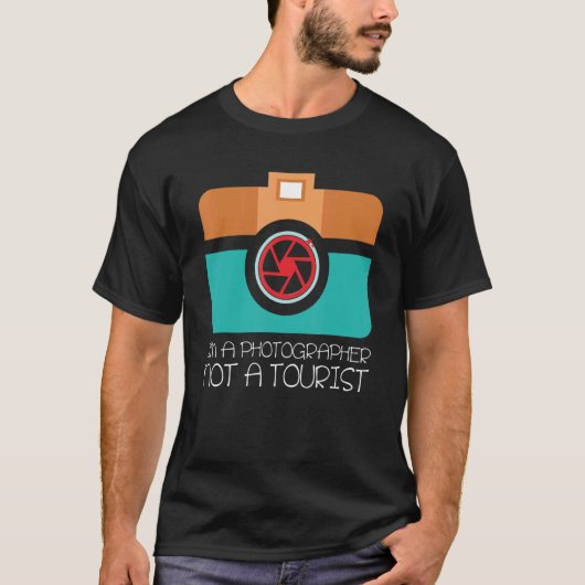 フォトグラファーNot観光客写真撮影Photojo Tシャツ (正面)