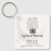 フォトグラファーStudioブランディングKeepsakeまたは従業員 キーホルダー (正面)