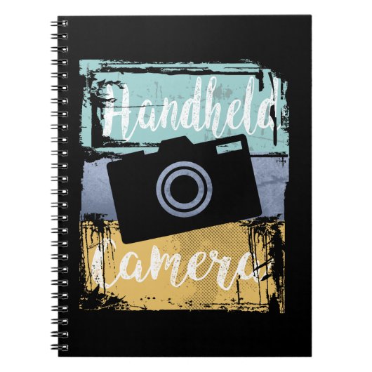 フォトグラファーT型 – ヴィンテージレトロカメラ ノートブック (正面)