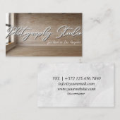 フォトグラフィスタジオ宇宙forレンタル 名刺 (正面/裏面)