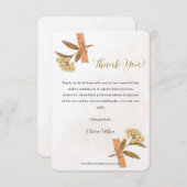 フォトグラフィー事業ドライフラワーサンキューカード サンキューカード (正面/裏面)