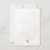 フォトグラフィー事業ドライフラワーサンキューカード サンキューカード (裏面)