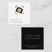 フォトグラフィー |アーティスト |デザイナー スクエア名刺 (正面/裏面)