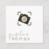 フォトグラフィー |アーティスト |デザイナー スクエア名刺 (正面)