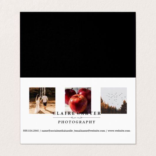 フォトグラフィー | フォトグラファーのポートフォリオ 名刺 (外部フラット)